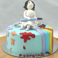 Figurine - Craft Paint Cake